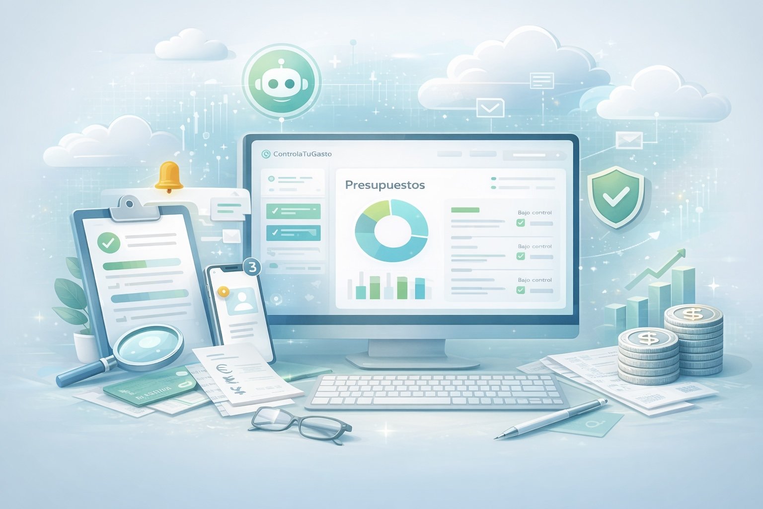 Flujo de carga de facturas con código QR en ControlaTuGasto